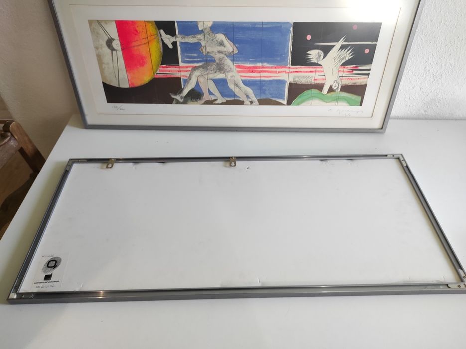 Serigrafia com moldura