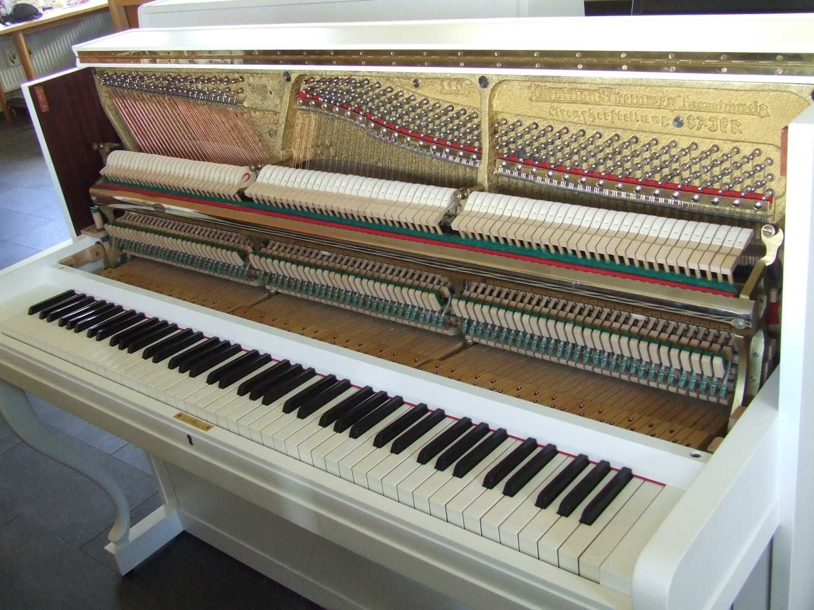 Pianino Grotrian Steinweg mod 110 po renowacji, białe