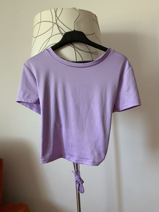 T-shirt costas abertas lilás