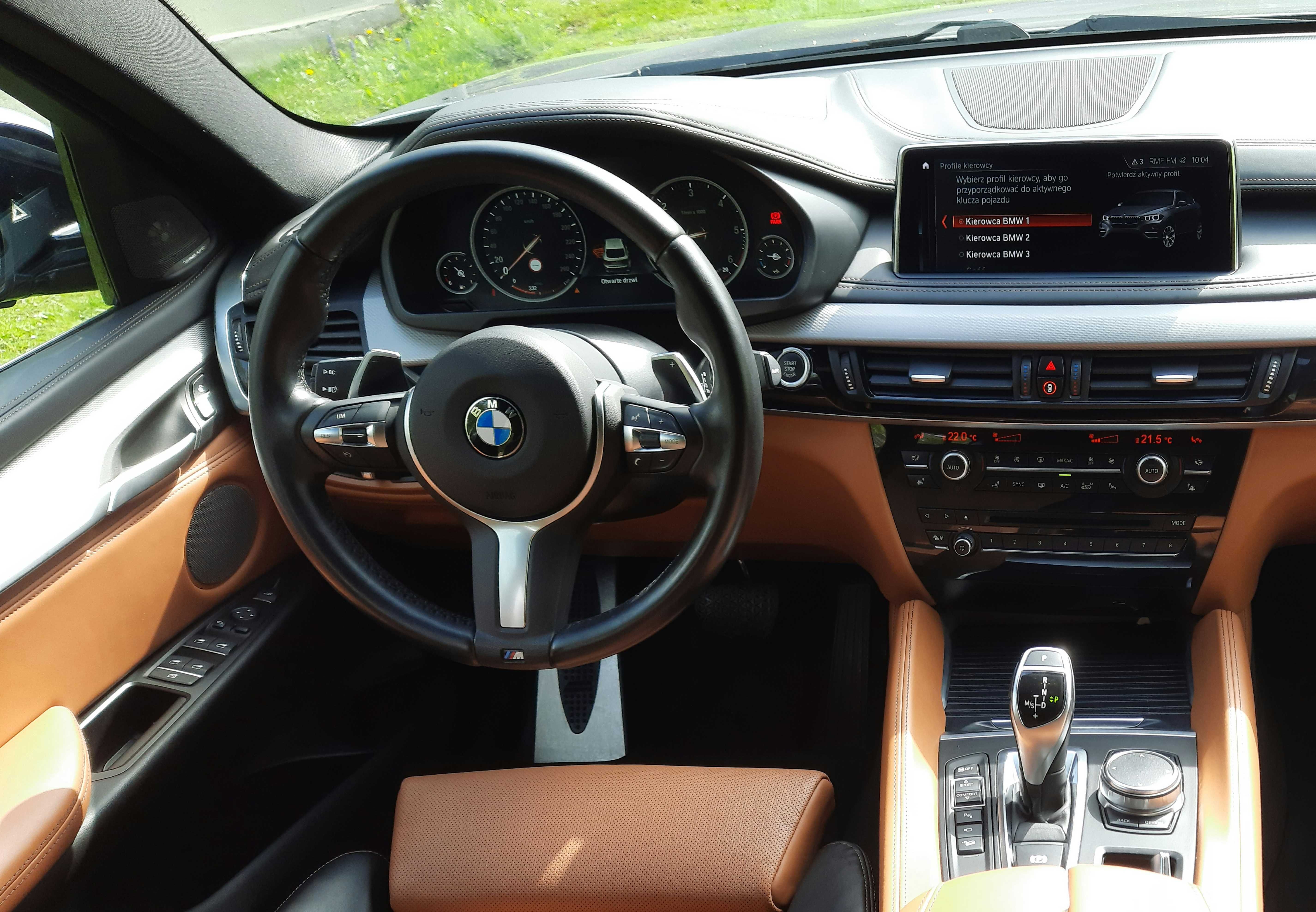 BMW X6 40d X-drive M-Sport M-Pakiet 4x4 Bezwypadkowy Salon Polska