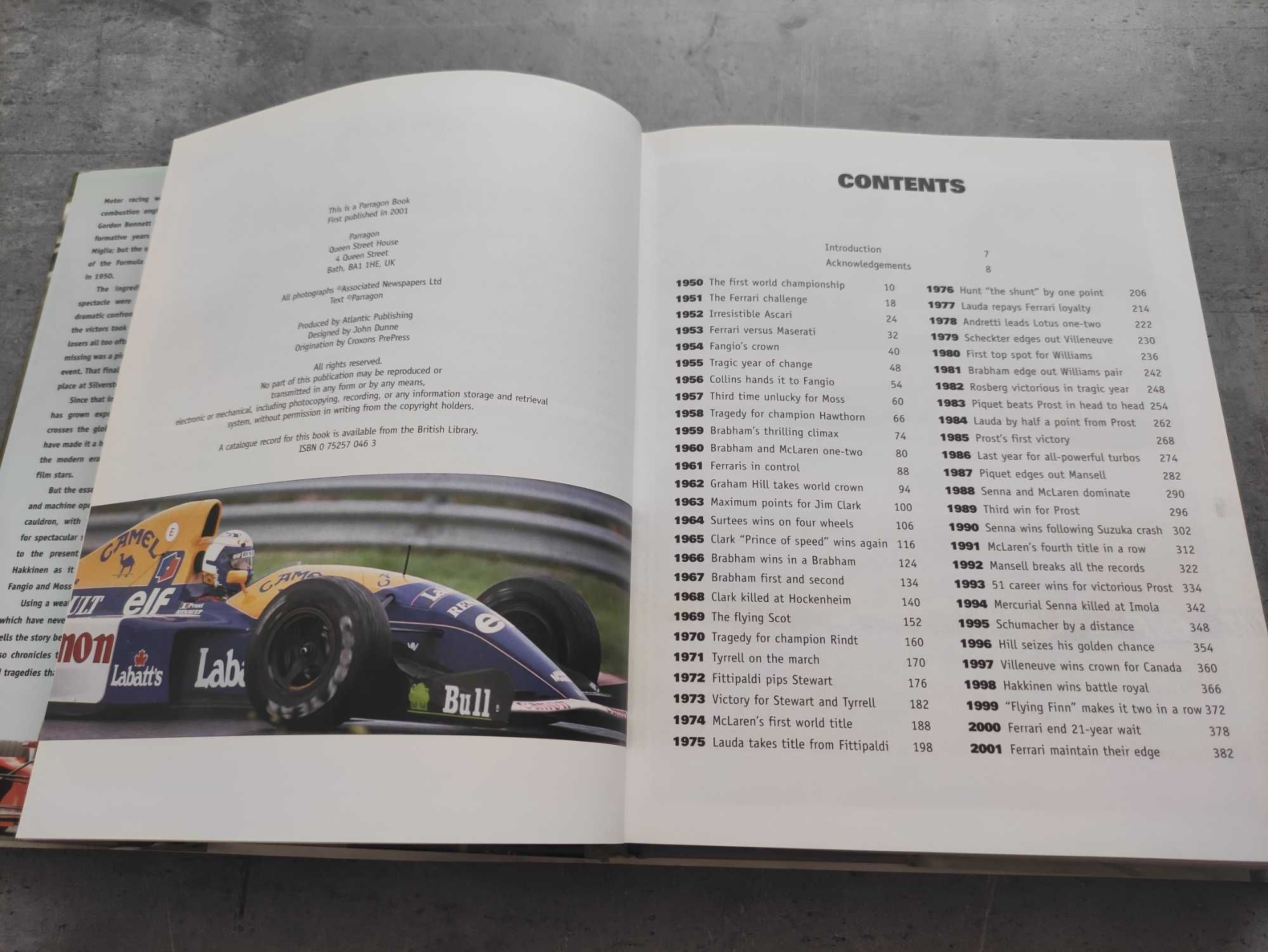 Książka Formuła One Unseen Archives F1