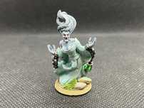 Duch zjawa figurka rpg druk 3d podstawka 25mm, pomalowana