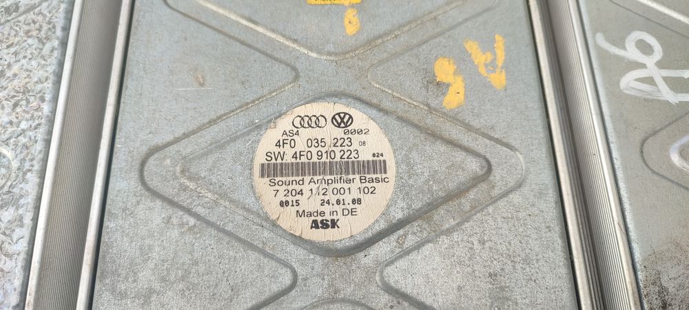 Підсилювач звуку Ауді А6 С6 4f0035223  4f0910223b усилитель звука A6 С
