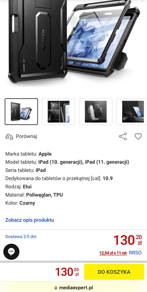Etui Tech-Protect na Apple iPad (10. generacji), iPad (11. generacji)