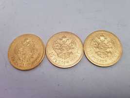 Золотая монета 10 рублей Николай 2