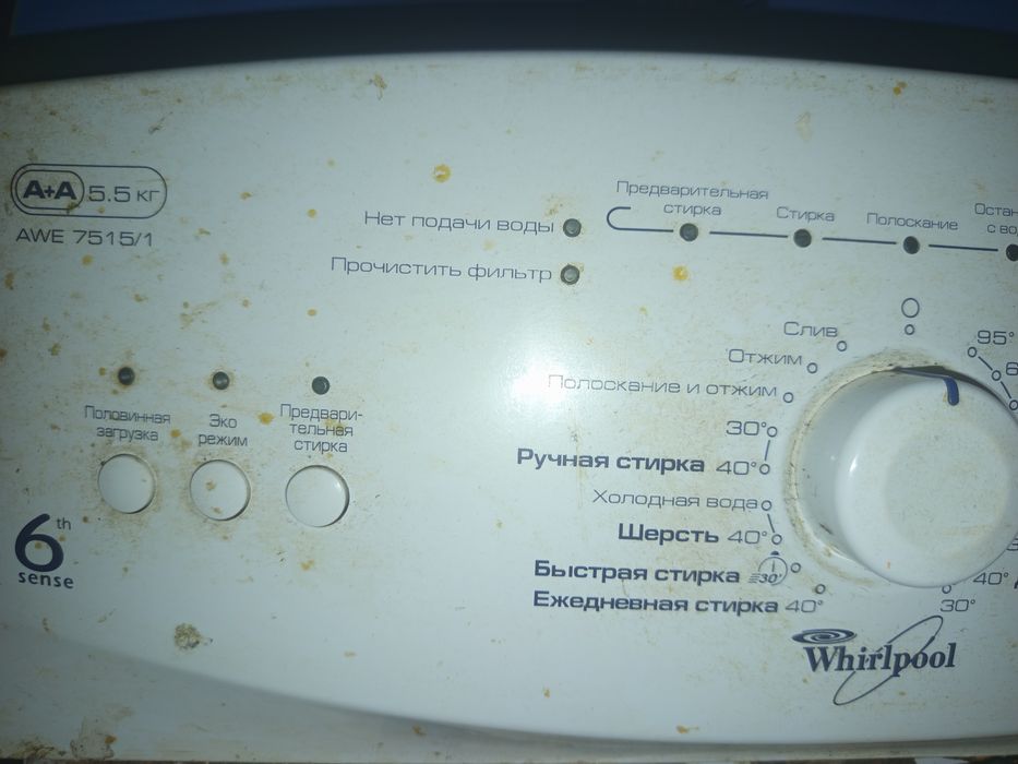 Пральна машина вертикальна Wihrpooul