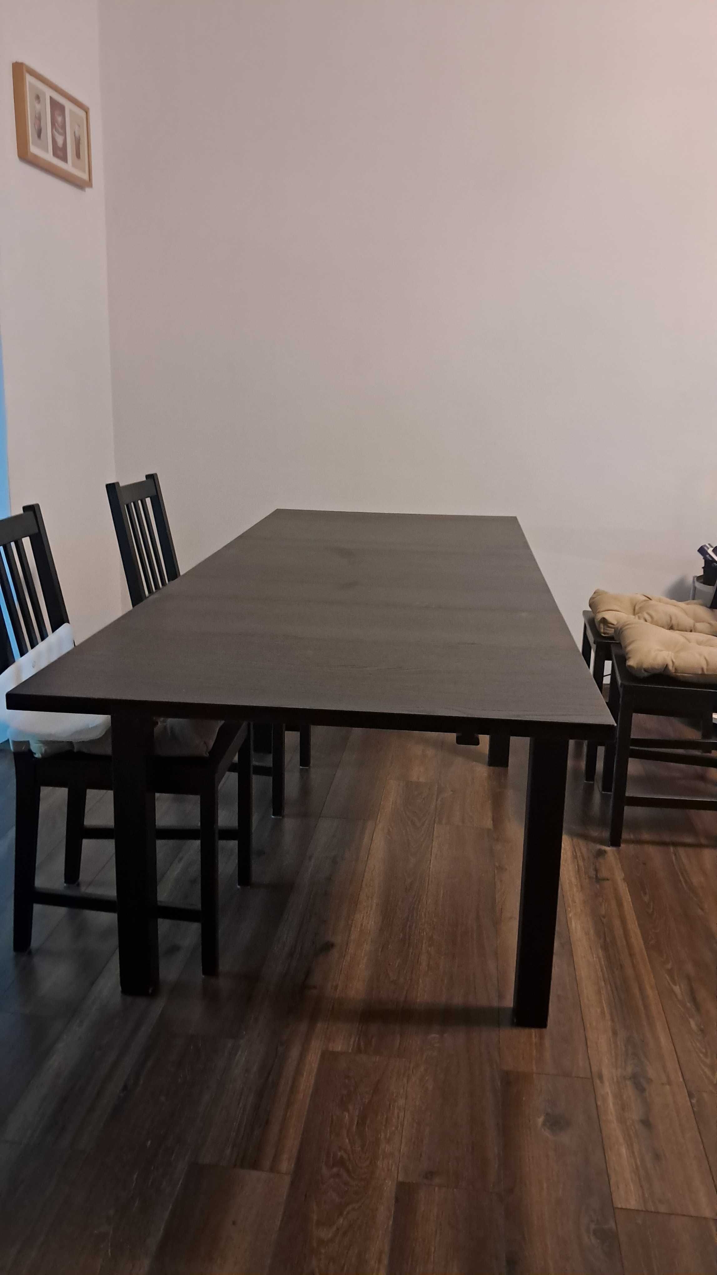 Stoł rozkładany IKEA + 4 krzesla IKEA Stefan