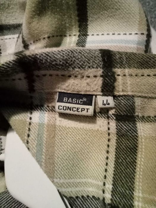 Koszula męska w kratę 44