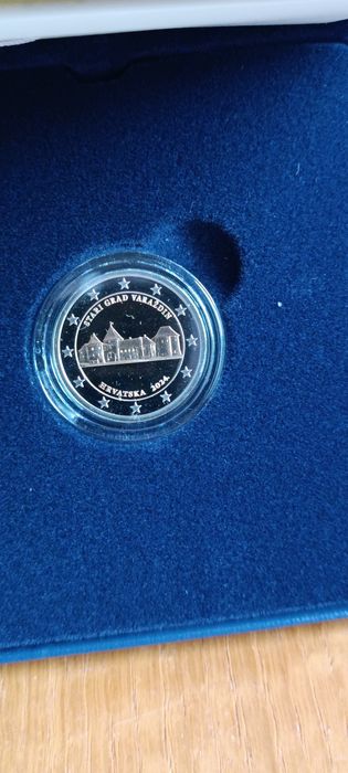 Croácia 2024 - Moeda 2 € em Proof" Cidade Varazdine "