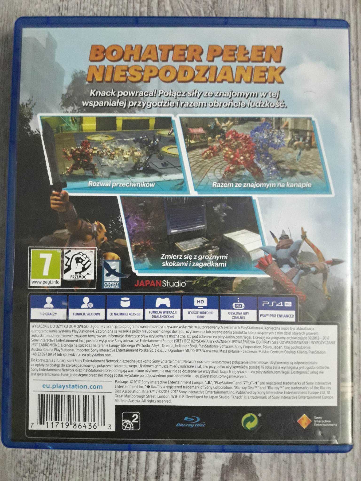 Gra Knack 2 Polska Wersja PS4/PS5 Playstation