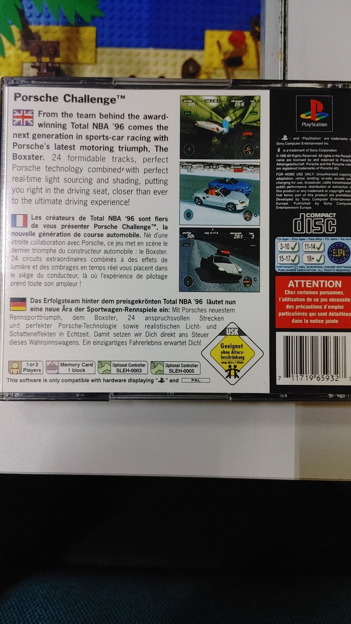 Porsche Challenge. PS1 PSX