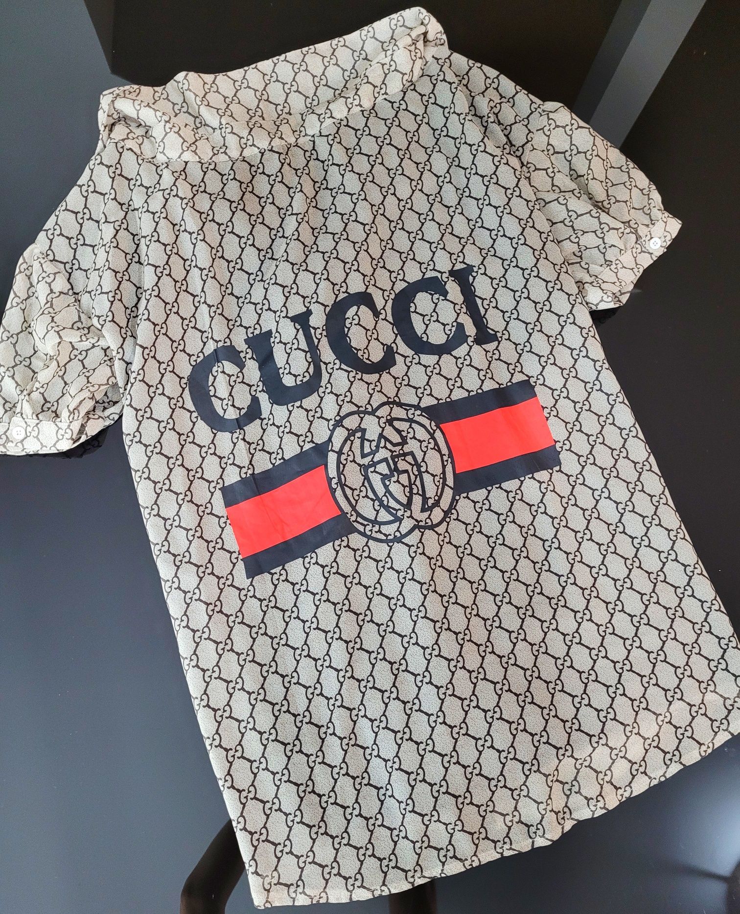 Sukienka tunika plażowa gucci