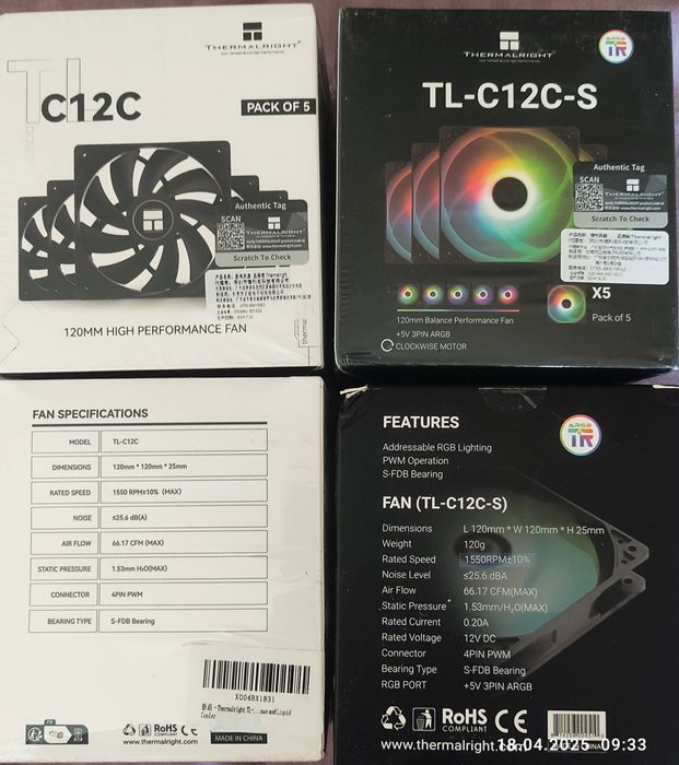Thermalright TL-C12C / TL-C12C-S / TL-C12 PRO / TL-C14C / TL-C14C-S
