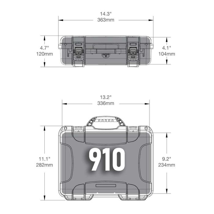 Кейс Nanuk 910, 920, 930 захисний для техніки оружия чемодан Pelican
