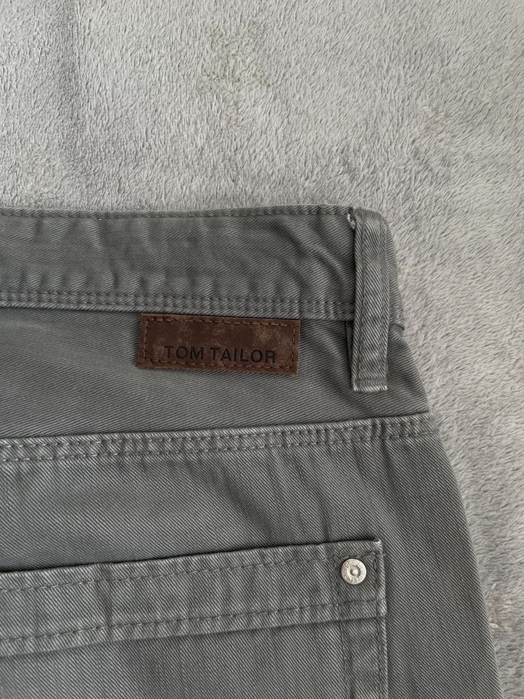 Szare spodnie jeansowe Tom Tailor W33