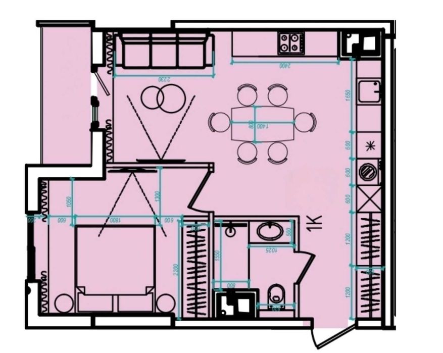 1-комнатная в ЖК «Эллада», Аркадия! РАССРОЧКА 55 мес! Без комиссии!