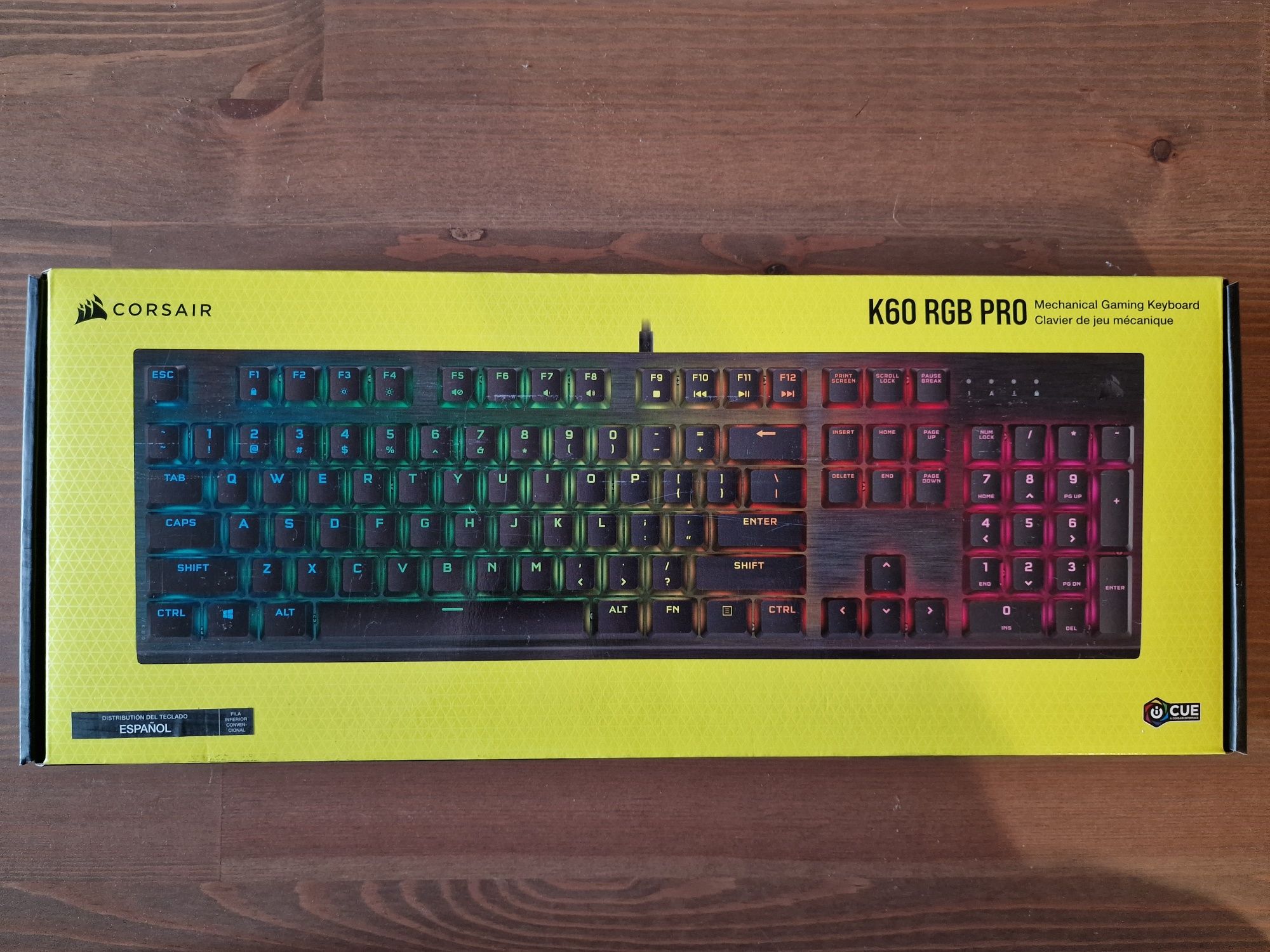 Klawiatura mechaniczna Corsair K60 RGB PRO Nowa