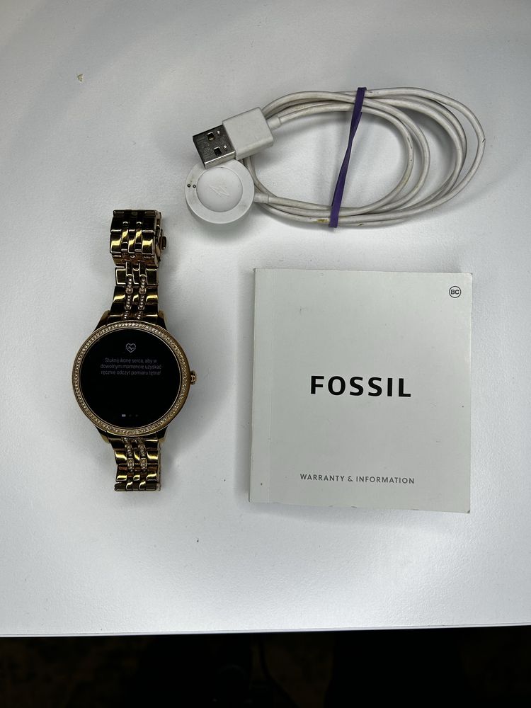 Smartwatch damski zegarek Fosil