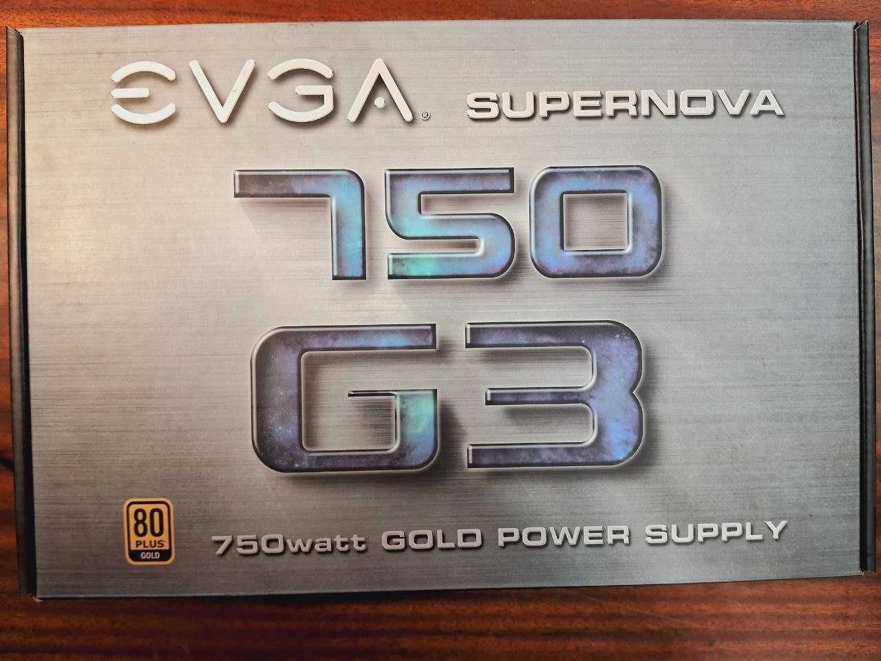 Блок питания EVGA SuperNOVA G3 750W - 80 Plus Gold