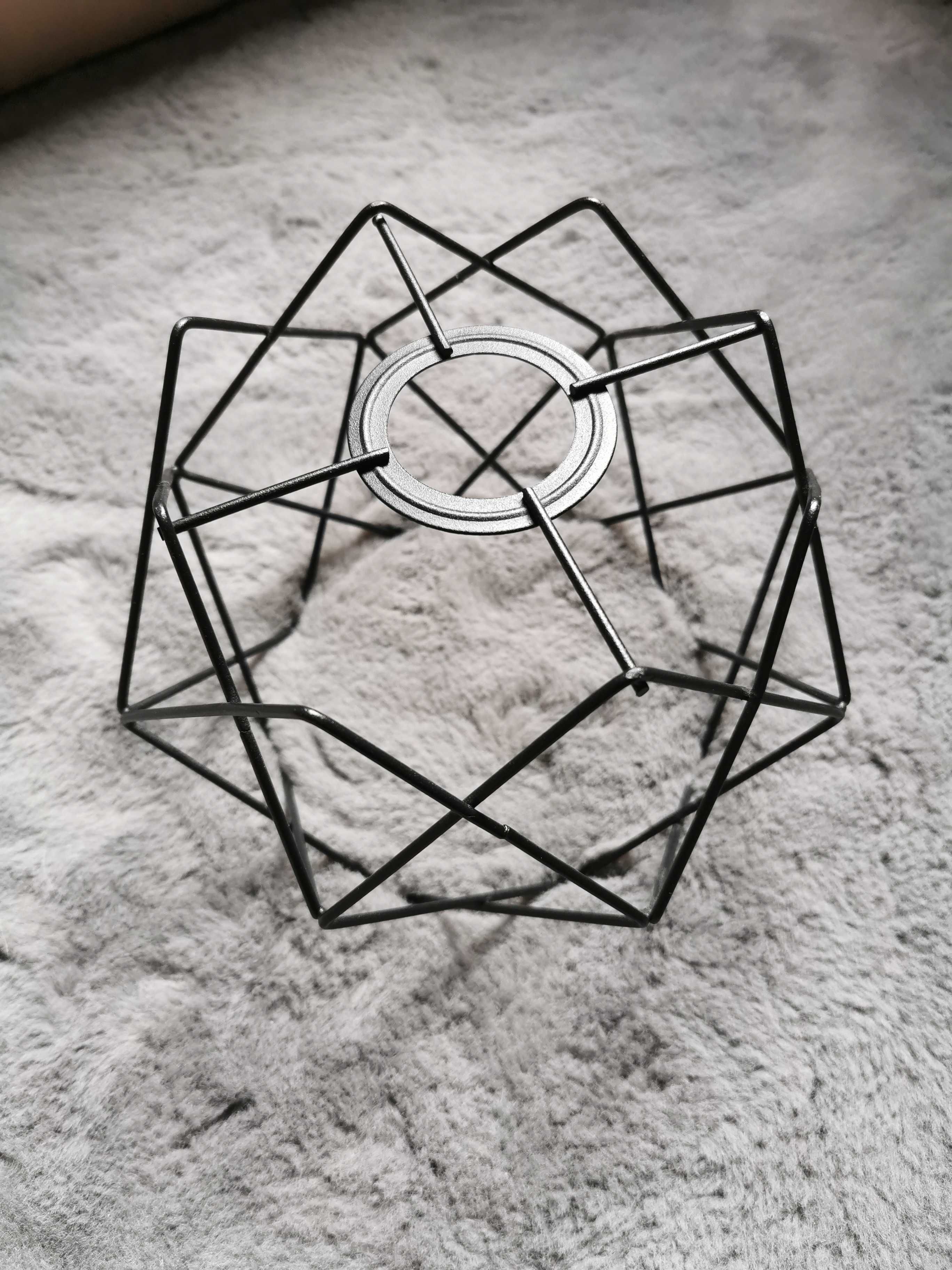 Lampa Sufitowa Wisząca Czarna nowoczesna w stylu loft metalowa