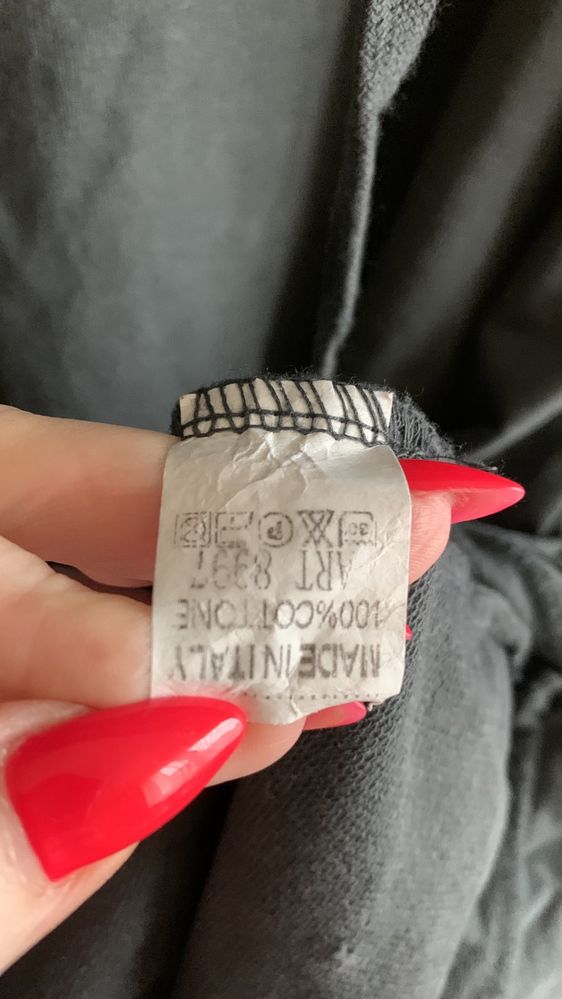 Tunika włoska kaptur kieszenie nowa