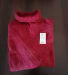 NOWY sweter-golf damski