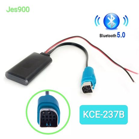AUX / Bluetooth 5.0 разъем KCE-237B для магнитол Alpine JVC Альпайн