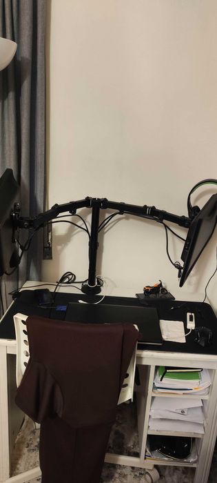 Suporte monitor + 2 monitor Hp