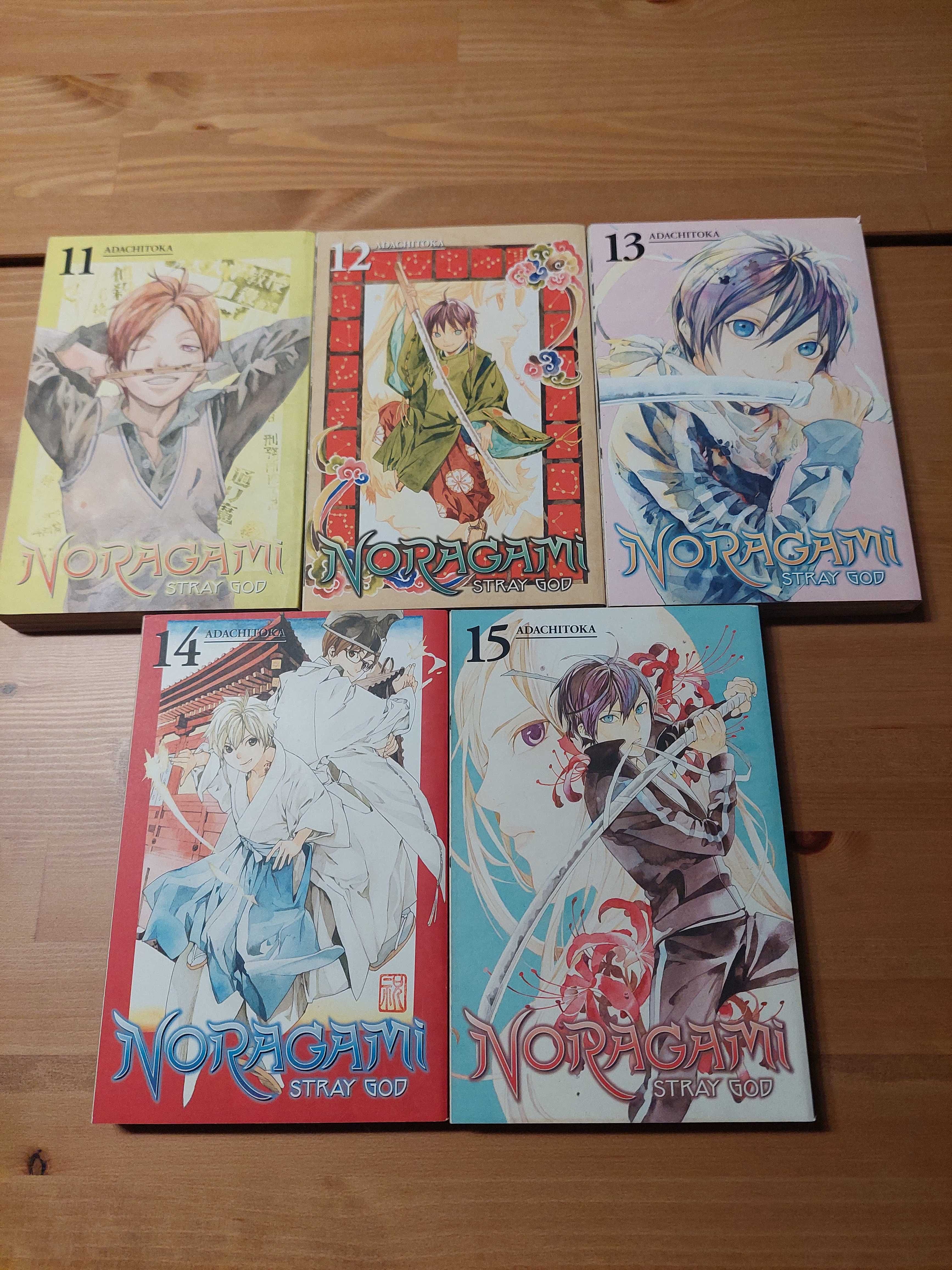 Noragami, vols. 1-15
