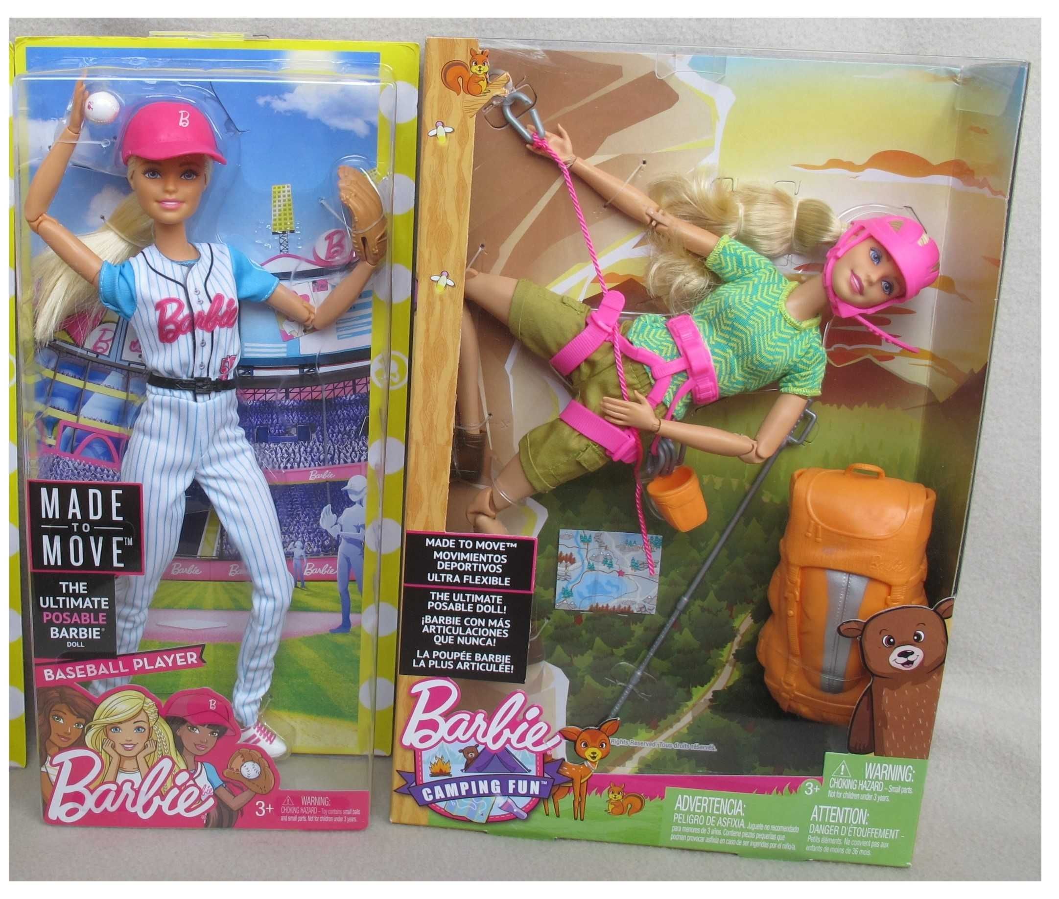 Барби Бейсболистка Barbie Made to Move Baseball Player