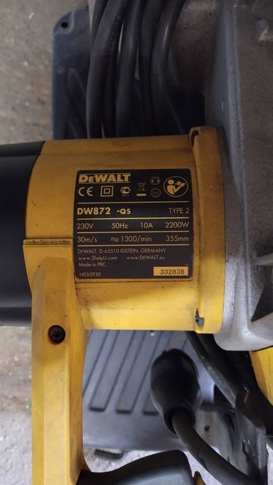 Sprzedam lub zamienię na spawarkę z dopłatą DeWalt przecinarka do stal