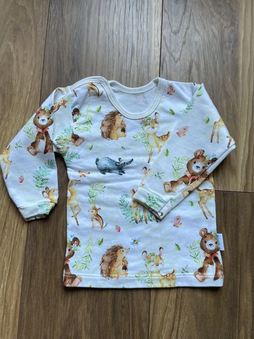 Fomi bluzeczka długi rękaw r.74, długa, bawełniana świetnej jakości