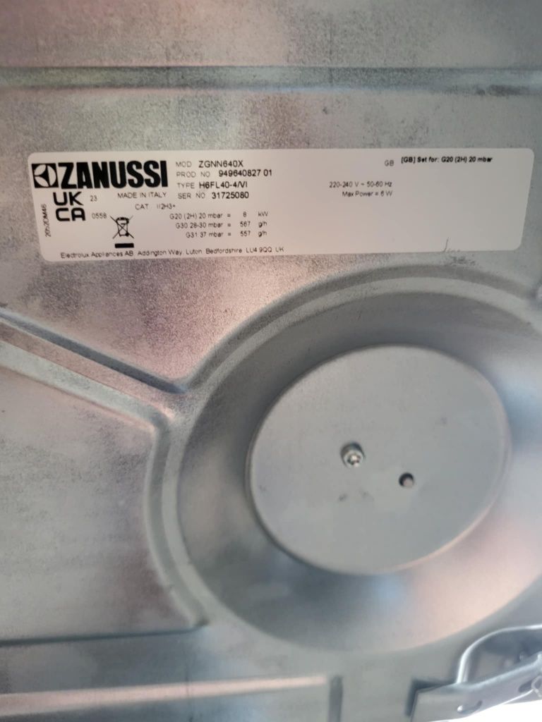 Plyta gazowa Zanussi