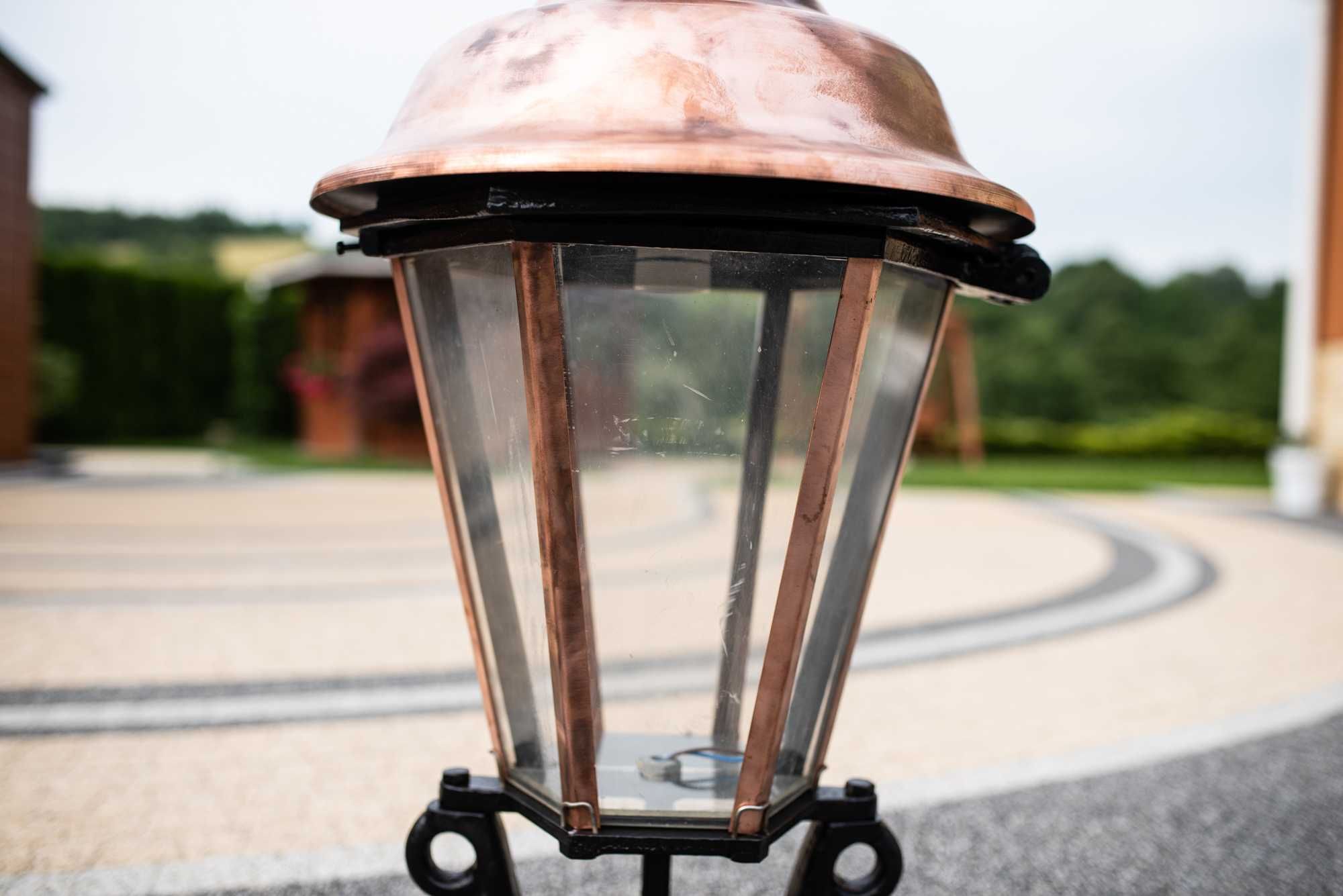 Lampy parkowe stylowe retro ozdobne