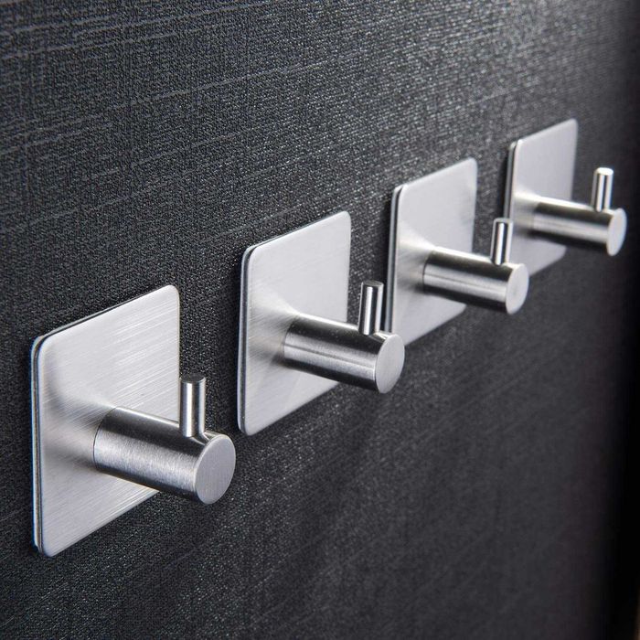 Haczyki, wieszaki do łazienki zestaw 4szt.