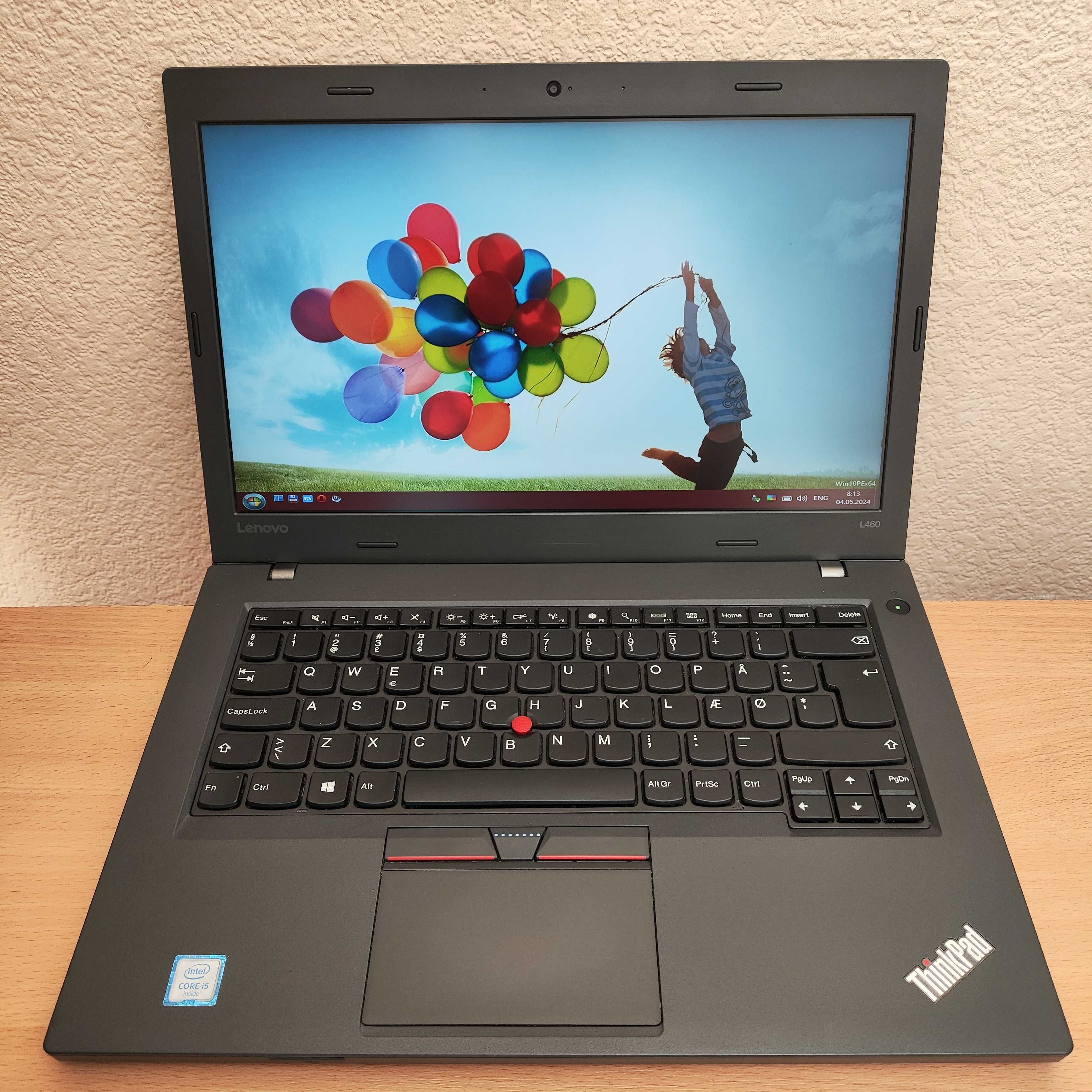 Ноутбук Lenovo Thinkpad L460 14"IPS/FullHD i5-6200u/8 Gb/SSD 128/HD520