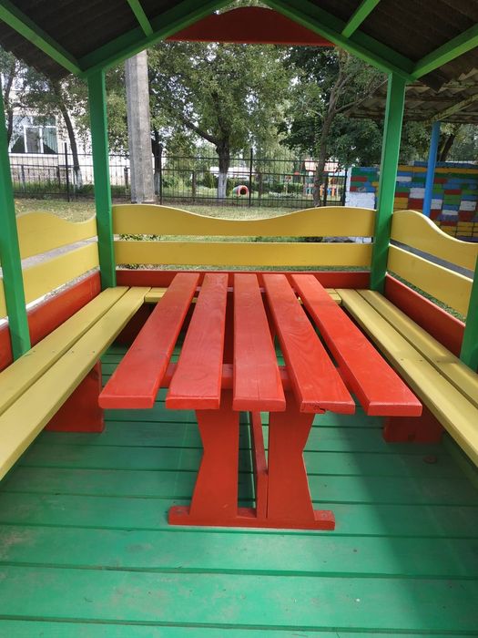 Будиночок-альтанка для дитячих майданчиків