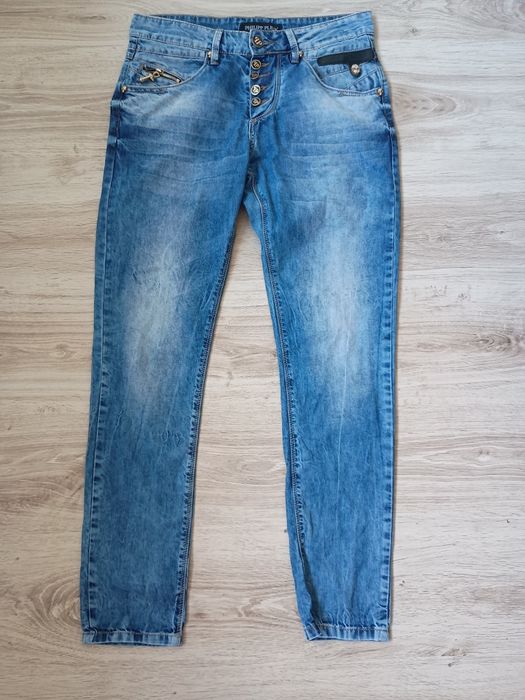 Spodnie jeansy dżinsy Philipp Plein m l 82 cm