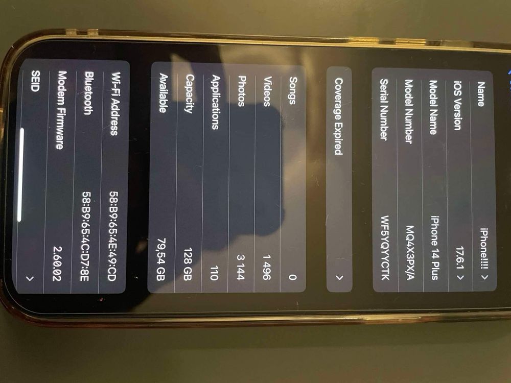 Iphone 14 plus 128gb