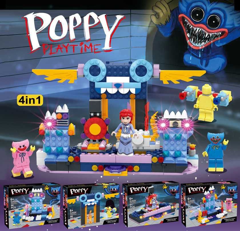 Лего Хаги Ваги Поппи Плейтайм, 372 детали. Lego Poppy Playtime