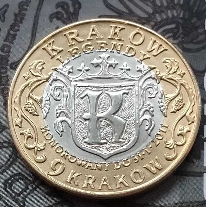 moneta okolicznościowa regionalna 9 kraków lajkonik 2011 r