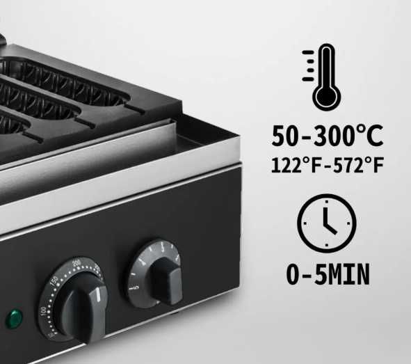Komercyjna Elektryczna Maszyna do Gofrów 1500 W – Idealne Rozwiązanie