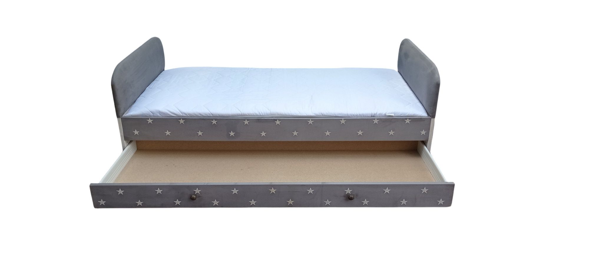 Łóżko dziecięce z szufladą oraz materacem Baby Comfort 160x80