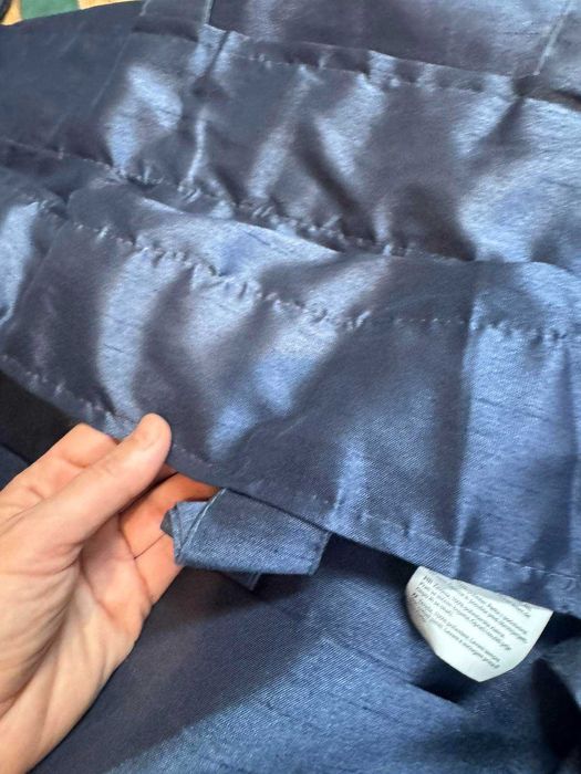 Штори  сині jusk curtaine