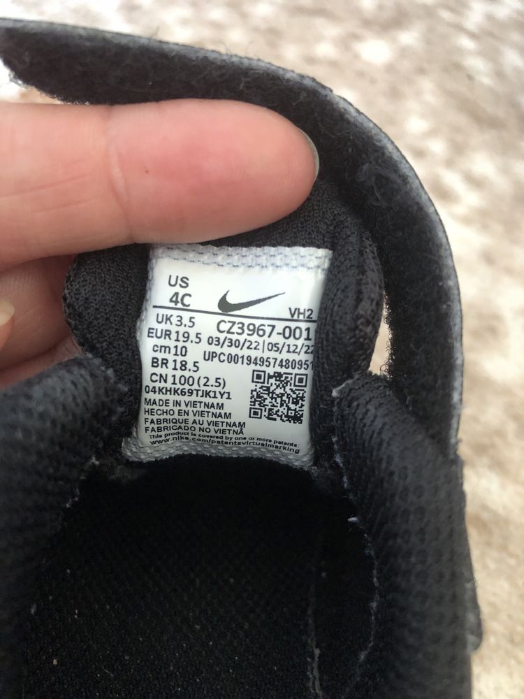 Кросівки дитячі Nike оригінал 19,5р, 12см