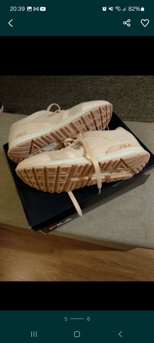Buty sportowe dziewczęce Fila roz 38