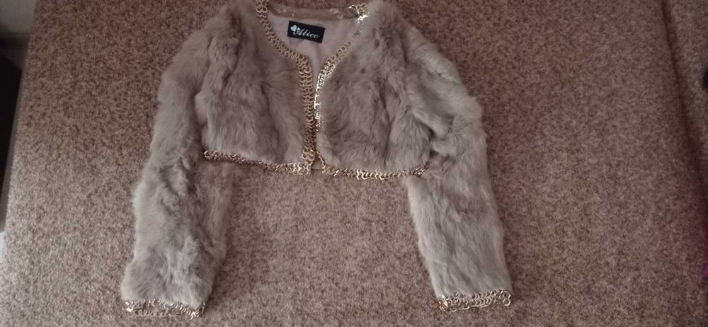 хутряне болеро для дівчинки