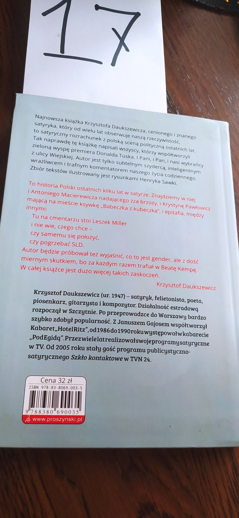 Tuskuland Krzysztof Daukszewicz autograf!