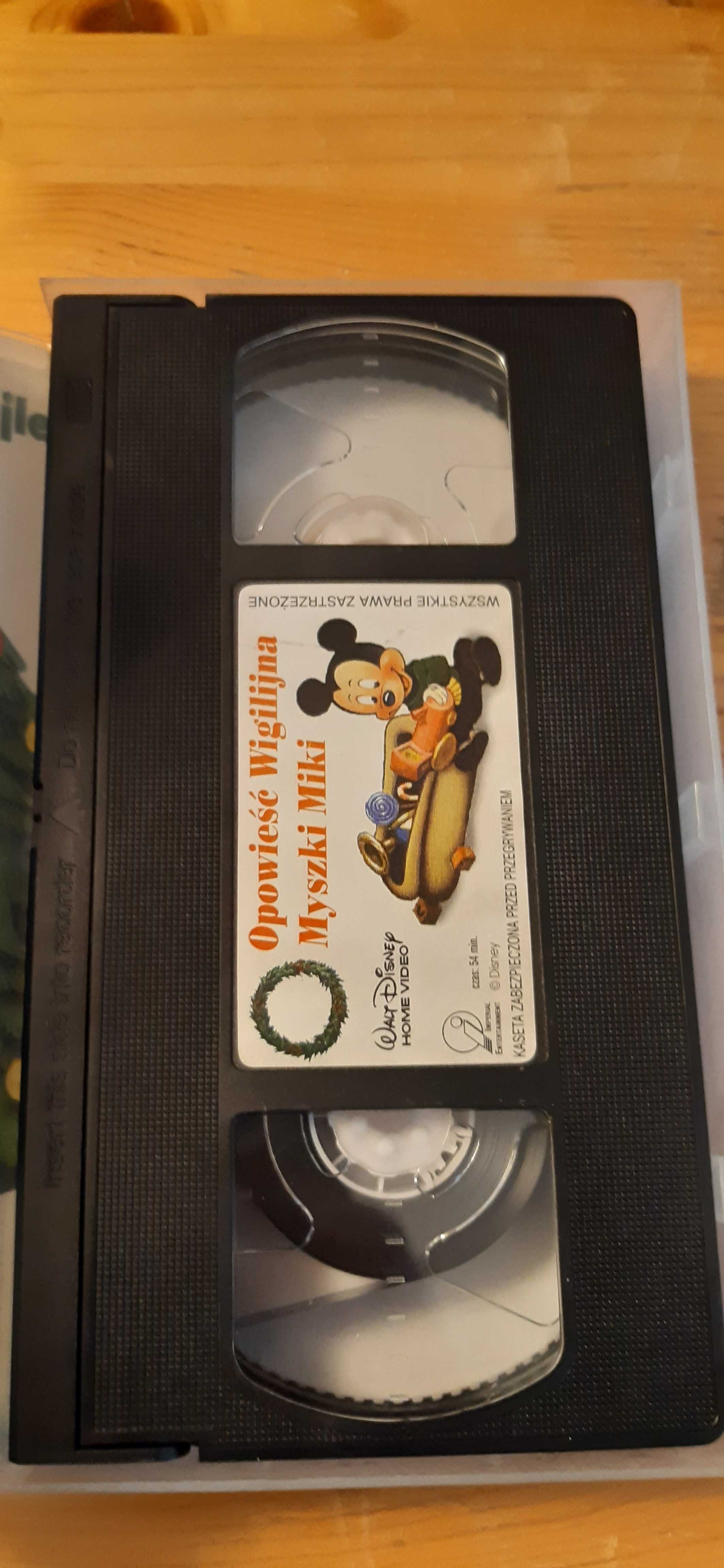 bajka vhs opowieść wigilijna myszki miki walt disney rzadkość