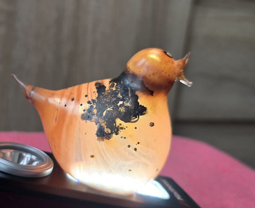 Ptaszek Szklany Lauscha lata 30ste